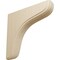 Ekena Millwork 1 3/4"W x 7 1/2"D x 7 1/2"H Eaton Wood Bracket, Rubberwood BKTW02X08X08EARW - alternate 1